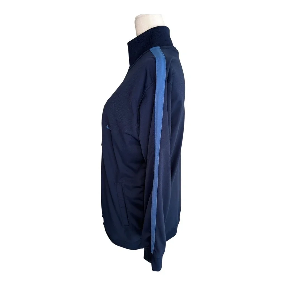 Nike Kids‎ Full Zip Track Jacket Blue Athletic Activewear Casual